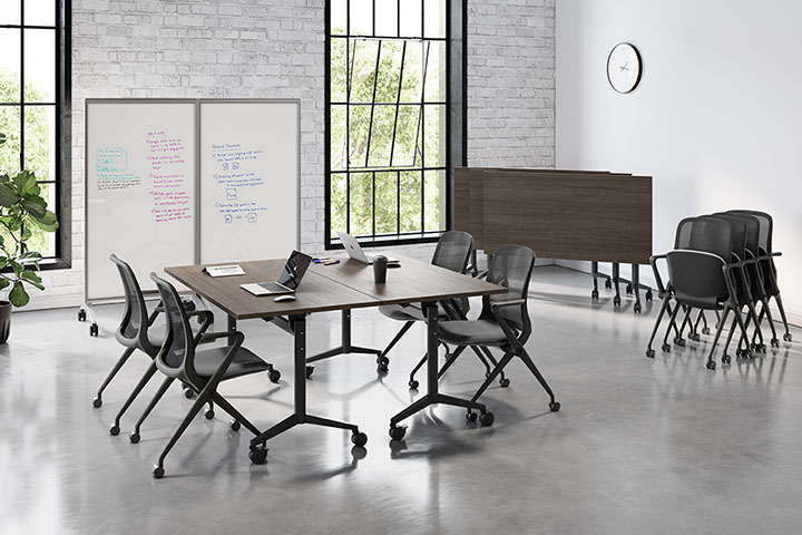 Source Office furniture offers a broad range of meeting and study tables to fit any room and budget